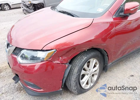 2015 Nissan Rogue Sv из США, поврежденный, VIN KNMAT2MV7FP554987